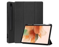 DLH Coque etui folio pour Samsung Galaxy Tab S7 FE (SM-T730 / SM-T736)