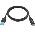 Vision TC 1MUSBCA/BL câble USB USB 3.2 Gen 1 (3.1 Gen 1) 1 m USB A USB C 0,48 Gbit/s Noir