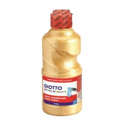 Gouache liquide giotto tous supports sechage rapide       coloris or metallise flacon   250ml