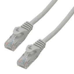 MCL 0.5m Cat6 RJ45 U/UTP câble de réseau Gris 1,5 m U/UTP (UTP)