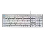 Logitech G 920-011356 clavier Gaming USB AZERTY Français Blanc