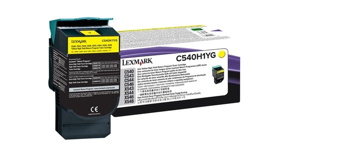 Lexmark C540H1YG Cartouche de toner 1 pièce(s) Original Jaune