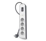 Belkin BSV400ca2M Noir, Blanc 4 sortie(s) CA 2 m