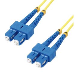 MCL 3m SC/SC OS2 câble InfiniBand et à fibres optiques Jaune