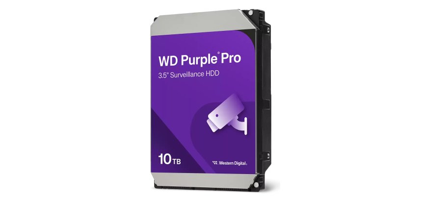 Western Digital Purple Pro WD102PURP disque dur 10 To 7200 tr/min 512 Mo 3.5" Série ATA III