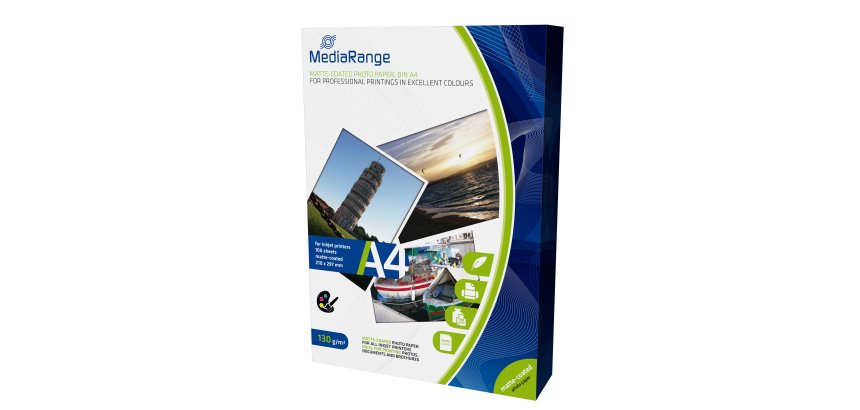 MediaRange MRINK101 pak fotopapier A4 Wit Mat