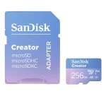 Carte mémoire micro SD Sandisk Creator Card 256G