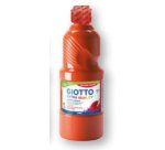 Gouache giotto flacon 500ml coloris rouge vif