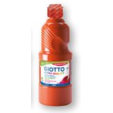 Gouache giotto flacon 500ml coloris rouge vif