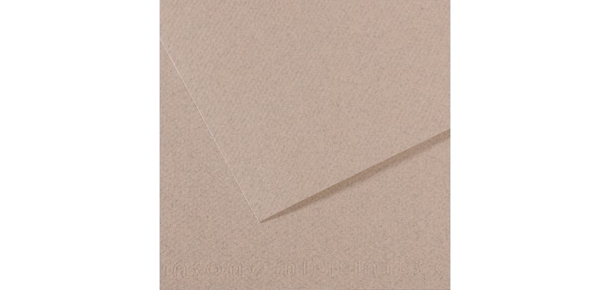 Papier dessin canson feuille mi-teintes n 426 grain gelatine haute teneur coton 160g 50x x65cm unicolore gris clair