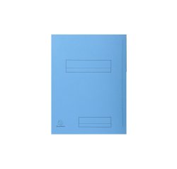 Chemises dossier 2 rabats Exacompta Super 24 x 32 cm bleu clair - Paquet de 50