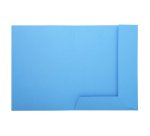 Chemises dossier 2 rabats Exacompta Super 24 x 32 cm bleu clair - Paquet de 50