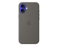 Apple iPhone 16 Plus Silicone Case with MagSafe - Stone Gray