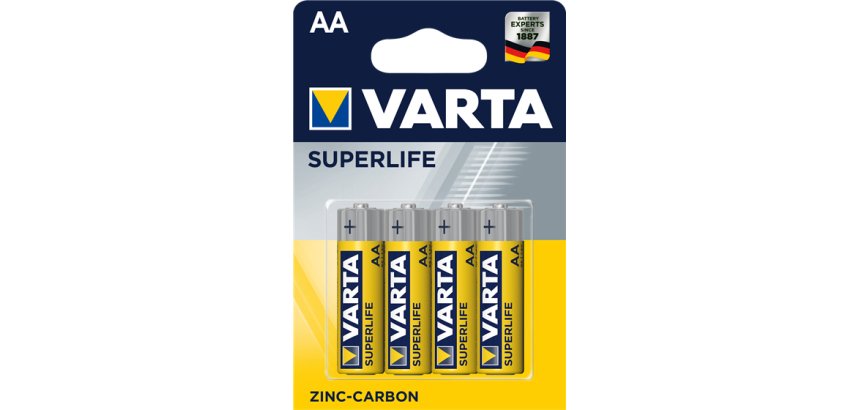 Varta SUPERLIFE Batteria monouso Stilo AA Zinco-Carbonio