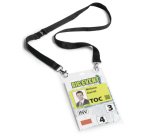 Durable 852501 identity badge/badge holder Textile 10 pc(s)
