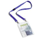 Badge évènementiel, avec ruban en tissu, A6