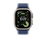 Apple MFT74ZM/A accessoire intelligent à porter sur soi Bande Bleu Titane, Polyester, Spandex, Nylon