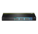 Trendnet TPE-2840WS commutateur réseau Géré Gigabit Ethernet (10/100/1000) Connexion Ethernet, supportant l'alimentation via ce port (PoE) 1U Noir