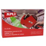 Pince à étiqueter 101418, rouge, 1 ligne numérique
