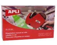 Pince à étiqueter 101418, rouge, 1 ligne numérique