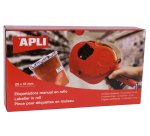 Pince à étiqueter 101419, rouge, 2 lignes