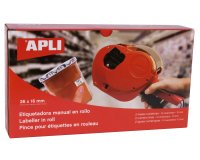 Pince à étiqueter 101419, rouge, 2 lignes