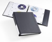 Classeur 4 anneaux plastifié Durable A4 - Dos 5,5 anthracite