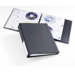 Classeur 4 anneaux plastifié Durable A4 - Dos 5,5 anthracite