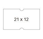 Étiquette apli agipa pour pince permanente format 21x12mm coloris blanc rouleau 1000 unités lot de 6