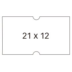 Étiquette apli agipa pour pince permanente format 21x12mm coloris blanc rouleau 1000 unités lot de 6