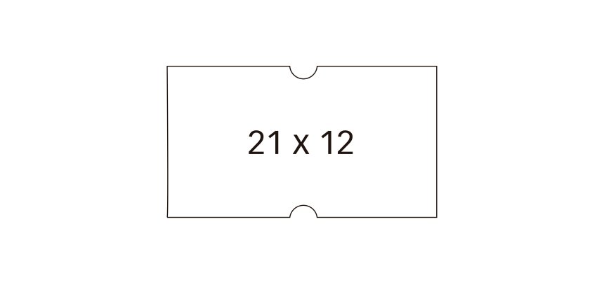 Étiquette apli agipa pour pince permanente format 21x12mm coloris blanc rouleau 1000 unités lot de 6