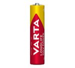 Varta Longlife Max Power, Batteria Alcalina, AAA, Micro, LR03, 1.5V, Blister da 4, Made in Germany