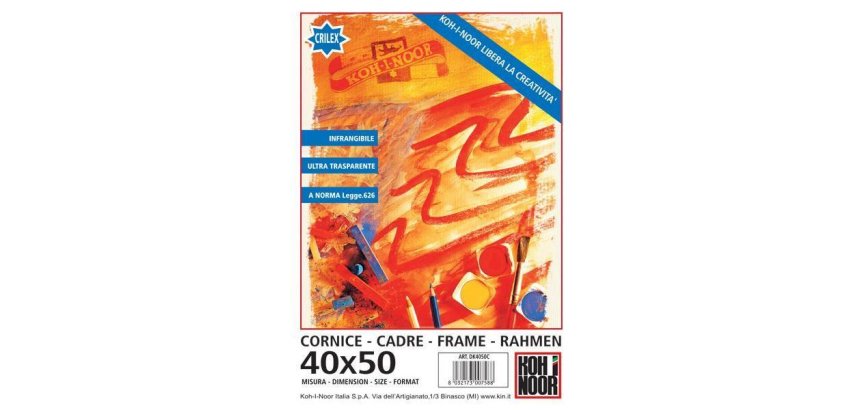 Koh-I-Noor Crilex Single picture frame Transparent