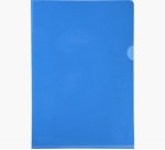 Pochette coin exacompta a4 pvc lisse 13/100eme coloris   assortis paquet 10 unites