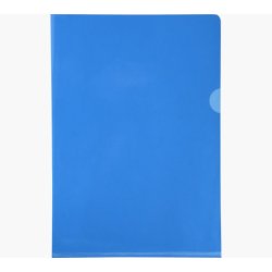 Etui carton de 100 pochettes coin PVC lisse haute résistance 13/100e - A4 - Couleurs assorties