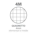 Quaderno Monocromo - A5 - 4 mm - 60 fogli - 80 gr - cartonato - Pigna