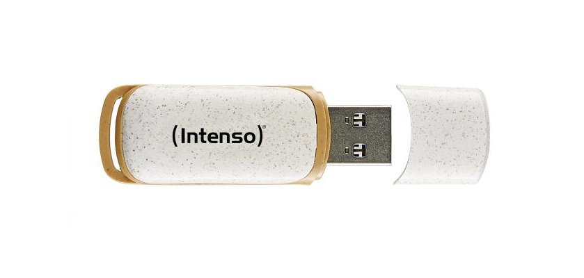 Intenso Green Line USB flash drive 128 GB USB Type-A 3.2 Gen 1 (3.1 Gen 1) Beige, Bruin