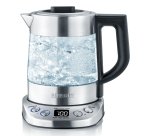 Bouilloire eau et thé WK 3473 DELUXE, verre / inox