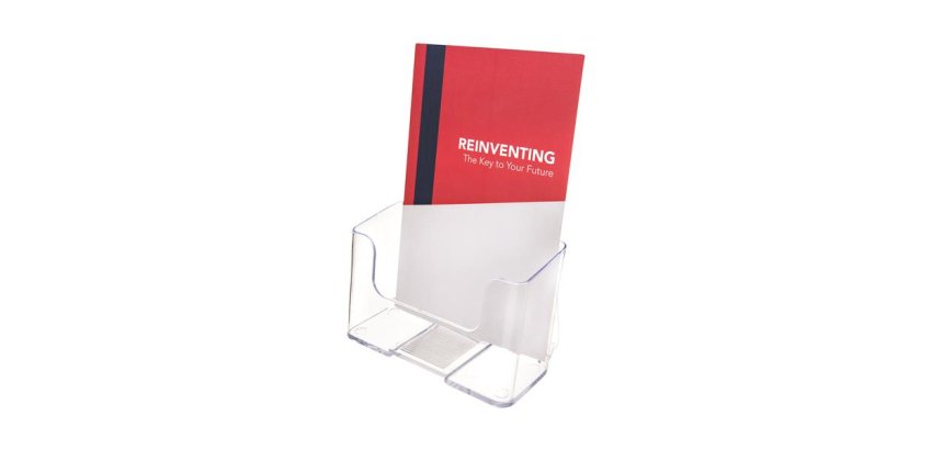 Porte-brochures A4 vertical une case A5