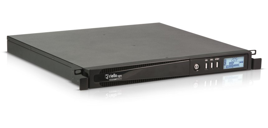 Riello Vision Rack uninterruptible power supply (UPS) 1.1 kVA 800 W 4 AC outlet(s)