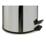 Perfetto 0445 bidone per la spazzatura 3 L Rotondo Acciaio inox