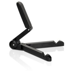 Mobilis Portable Fold-up Stand Soporte pasivo Teléfono móvil/smartphone, Tablet/UMPC Negro