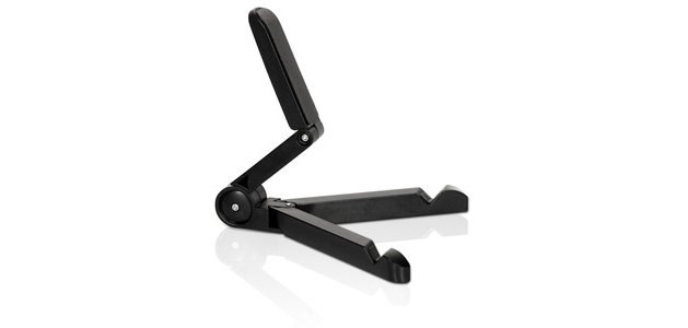 Mobilis Portable Fold-up Stand Soporte pasivo Teléfono móvil/smartphone, Tablet/UMPC Negro