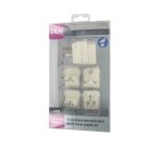 DLH DY-WU1307 adaptateur prise d'alimentation Universel Blanc
