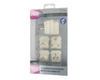 DLH DY-WU1307 adaptateur prise d'alimentation Universel Blanc