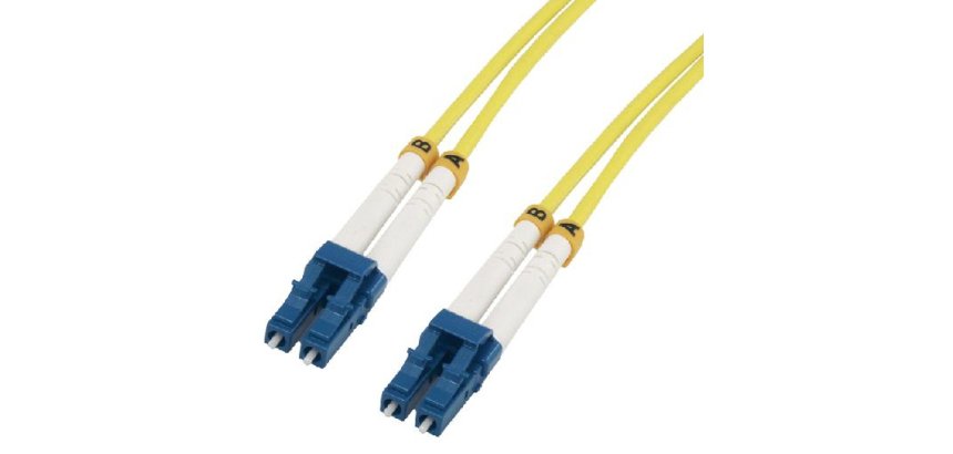 MCL 1m LC/LC OS2 câble InfiniBand et à fibres optiques Jaune