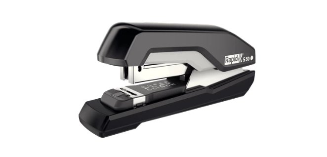 Grapadora de escritorio Rapid S50 - Grapas 24/8+ y 26/8+ - Capacidad para 50 hojas