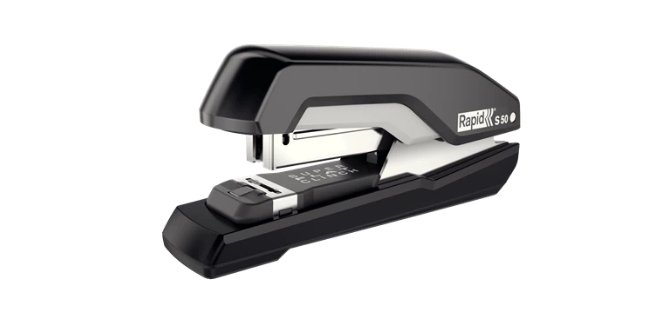 Grapadora de escritorio Rapid S50 - Grapas 24/8+ y 26/8+ - Capacidad para 50 hojas