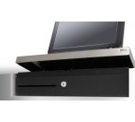 Tiroir caisse raccordement RJ12 8 compartiments monnaie,7 Billets Noir argent L46x H10x P17 cm