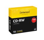 Intenso CD-RW 700MB / 80min, 12x 10 stuk(s)